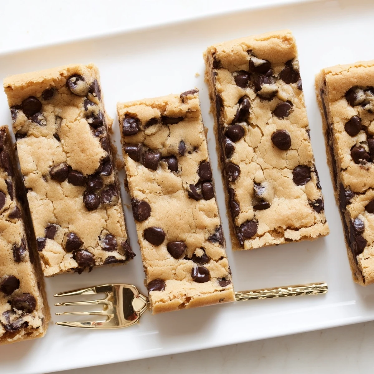 Homemade chocolate chip cookie bars cooling on a rack, ready to be enjoyed at a party.