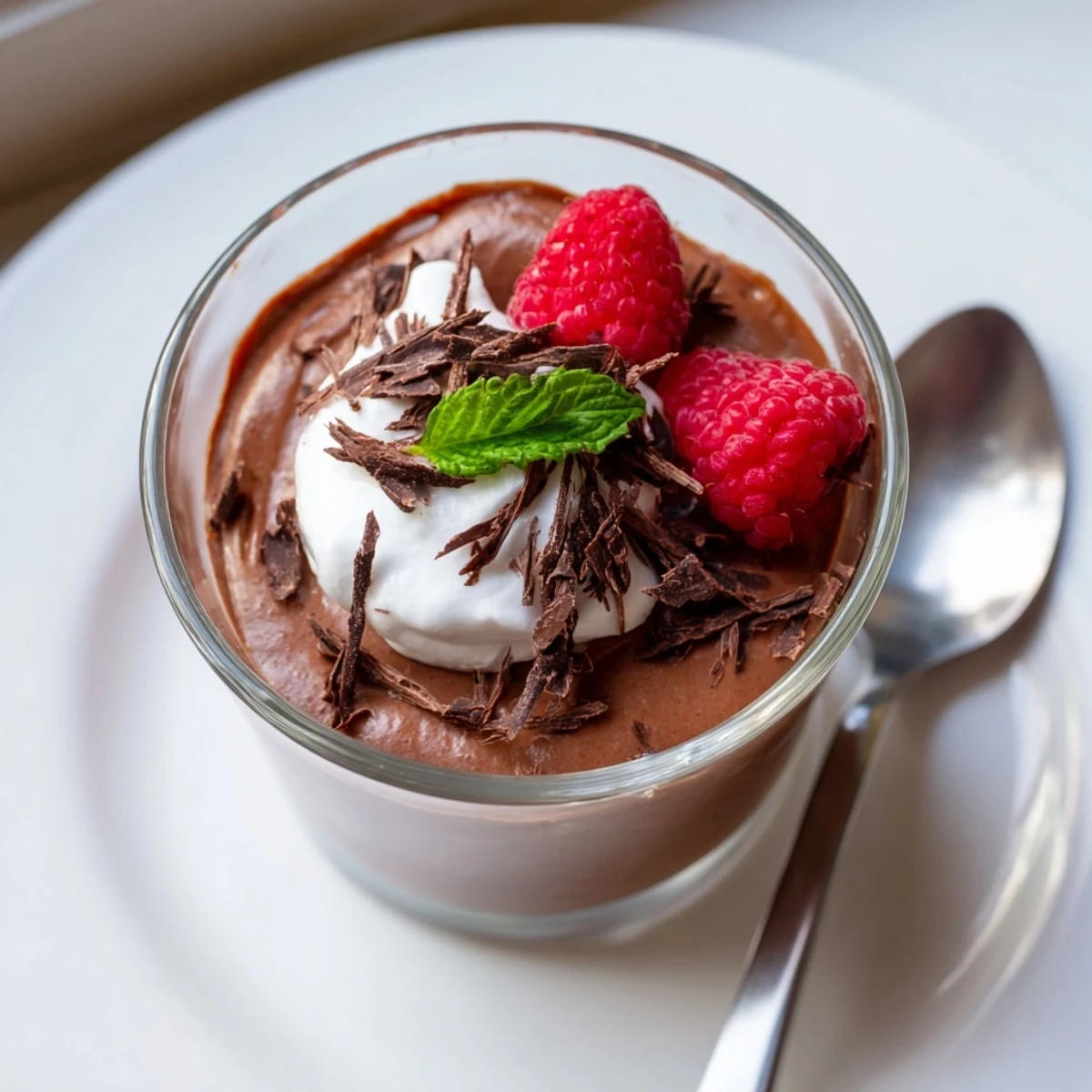 Valentine Chocolate Mousse served in elegant ramekins, ready for a romantic dessert date night.