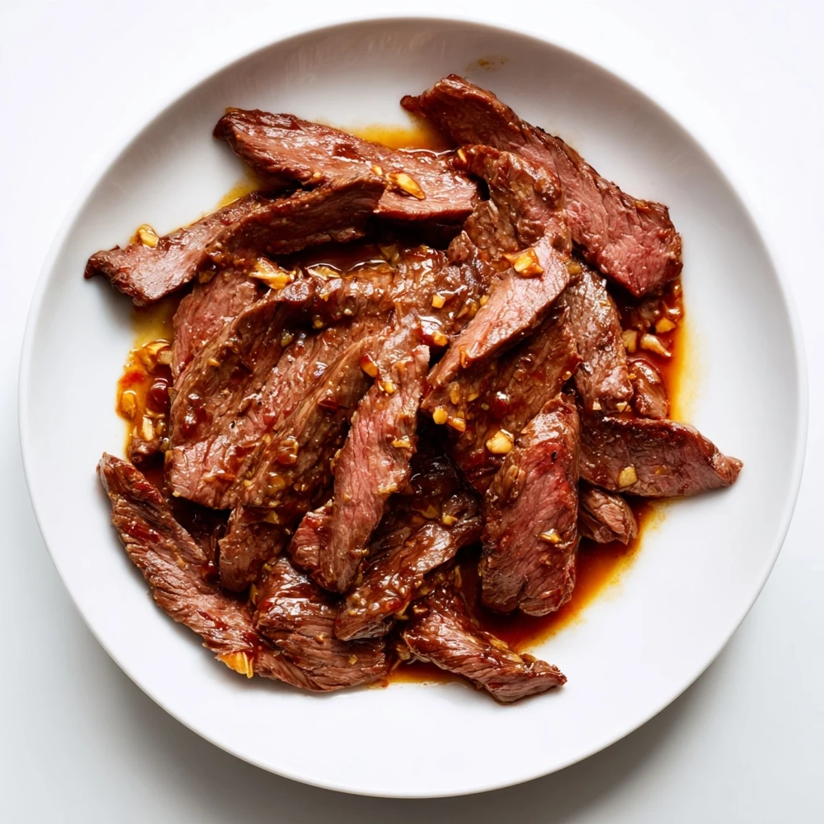 Slow-cooked Ultimate Slow Cooker Mongolian Beef slices glisten in a savory-sweet sauce with garlic, ginger, and soy over steamed rice.