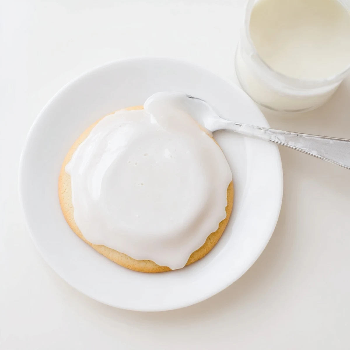 Glossy Sugar Cookie Icing drizzled over fresh-baked cookies, ready for celebration.