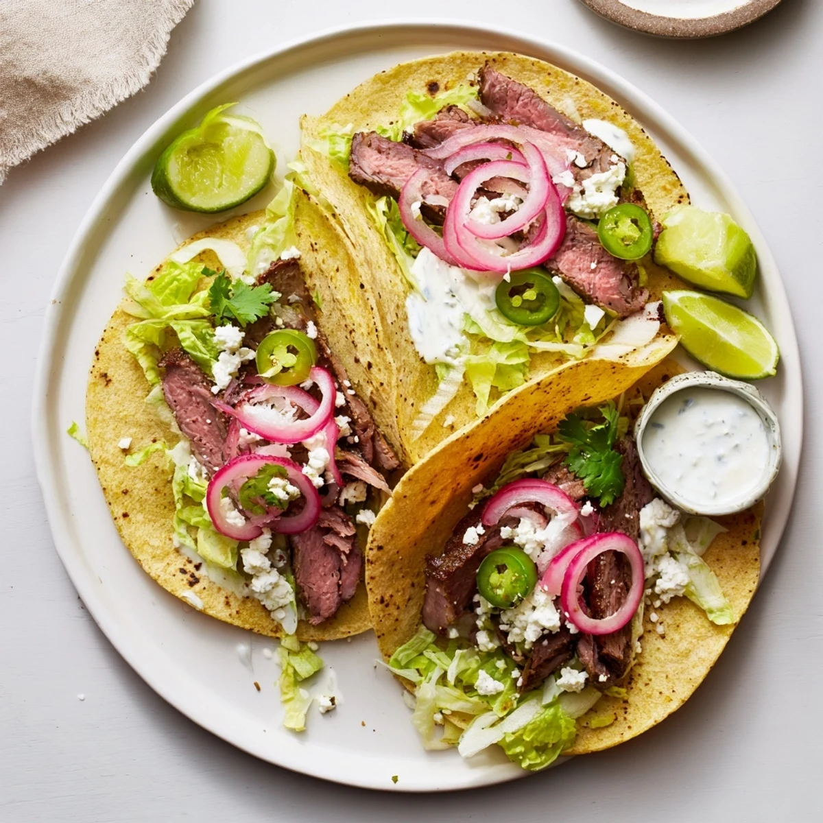 Golden-brown, cumin crusted leg of lamb rests before being sliced into tender strips for assembling flavorful fusion tacos.