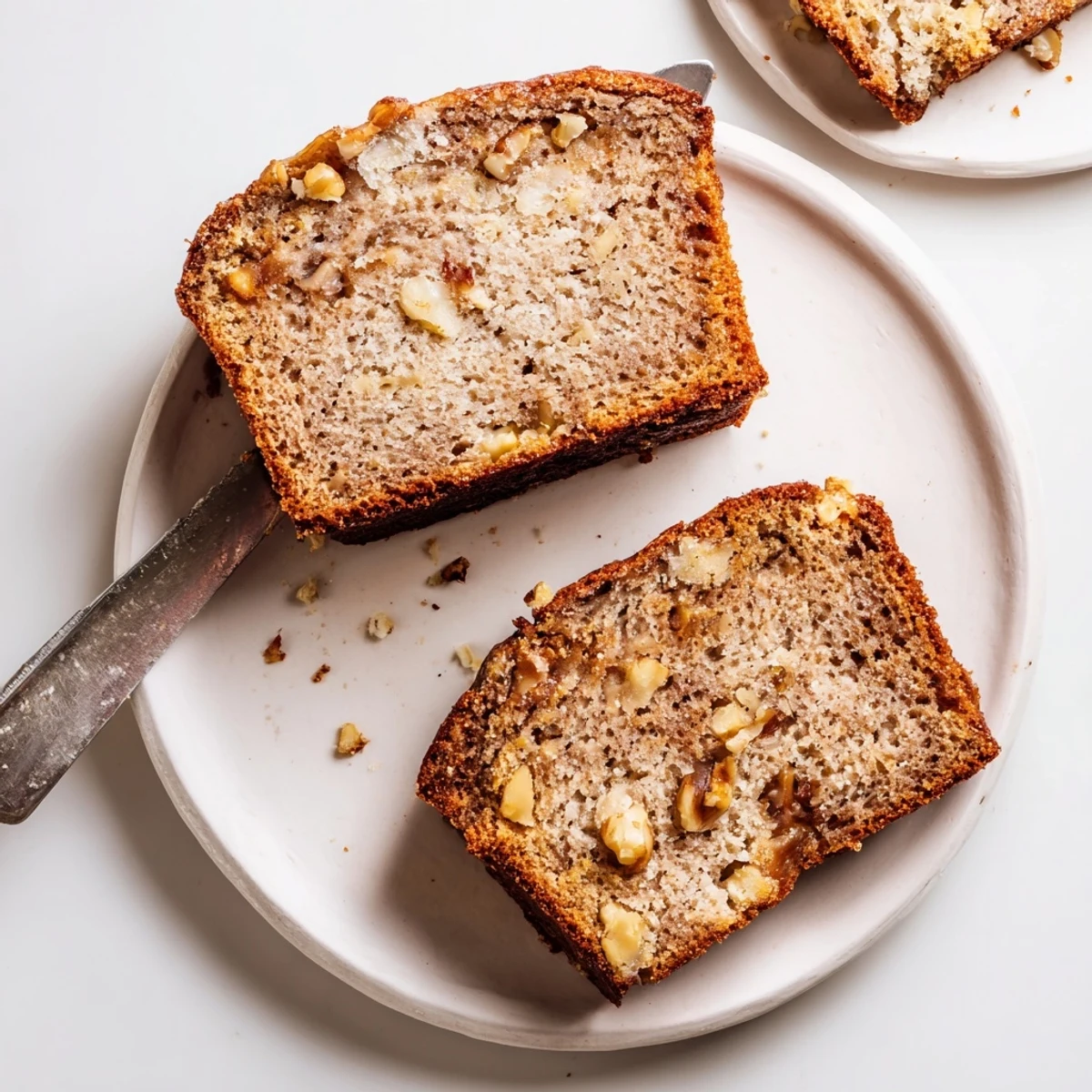 Freshly baked grain-free keto banana bread cooling on a wire rack with golden crust
