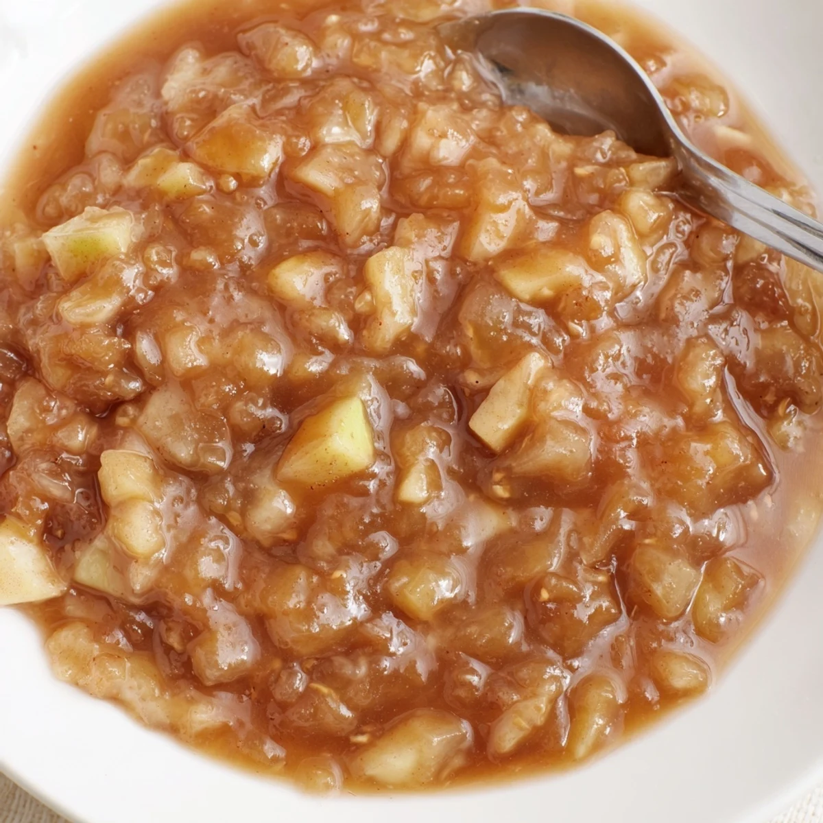 Mason jars of Fall Caramel Apple Jam glistening, amber spread visible