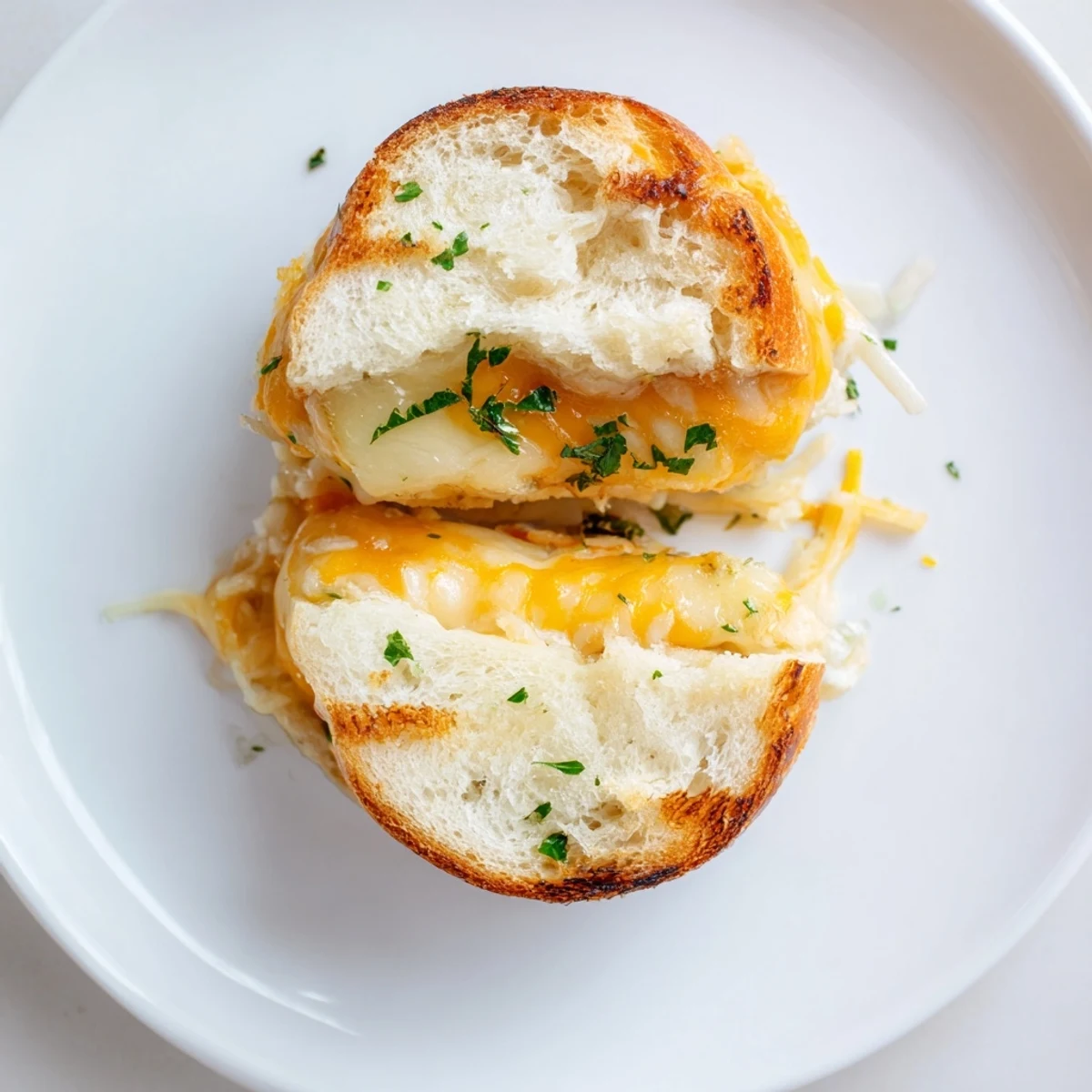 Tray of Mini Grilled Cheese Hawaiian Rolls, sliced and steaming, perfect with soup  