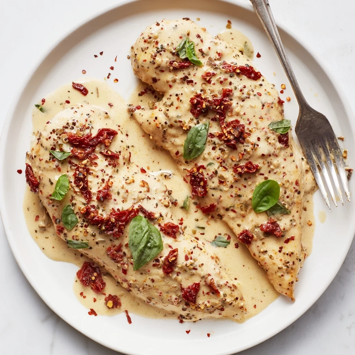 Dump And Go Crockpot Marry Me Chicken juicy, garlic-infused, simmered low for tender bites